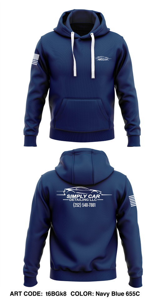 Simply Car Detailing LLC Store 1  Core Men's Hooded Performance Sweatshirt - t6BGk8