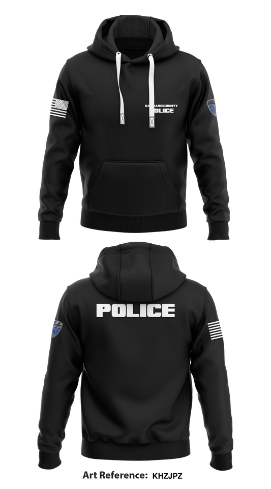 Garrard County Police Department Store 1  Core Men's Hooded Performance Sweatshirt - KhZJPz