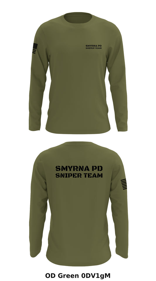 Smyrna Police Department/Sniper Team Store 1 Core Men's LS Performance Tee - 0DV1gM