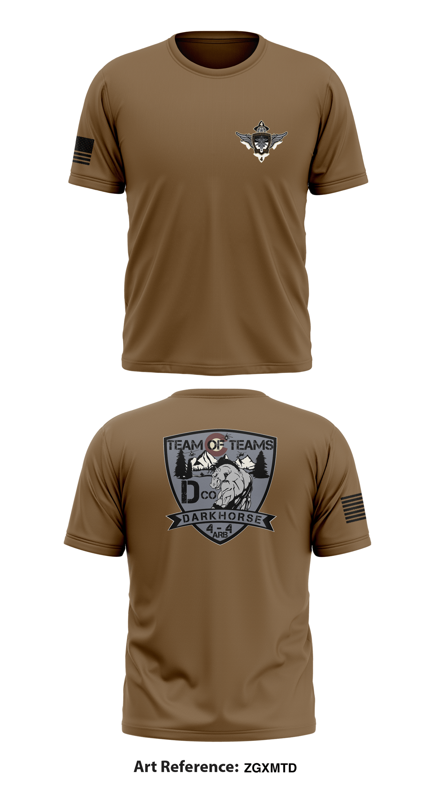 Delta Company 4-4ARB Store 1 Core Men's SS Performance Tee - ZGxmTD