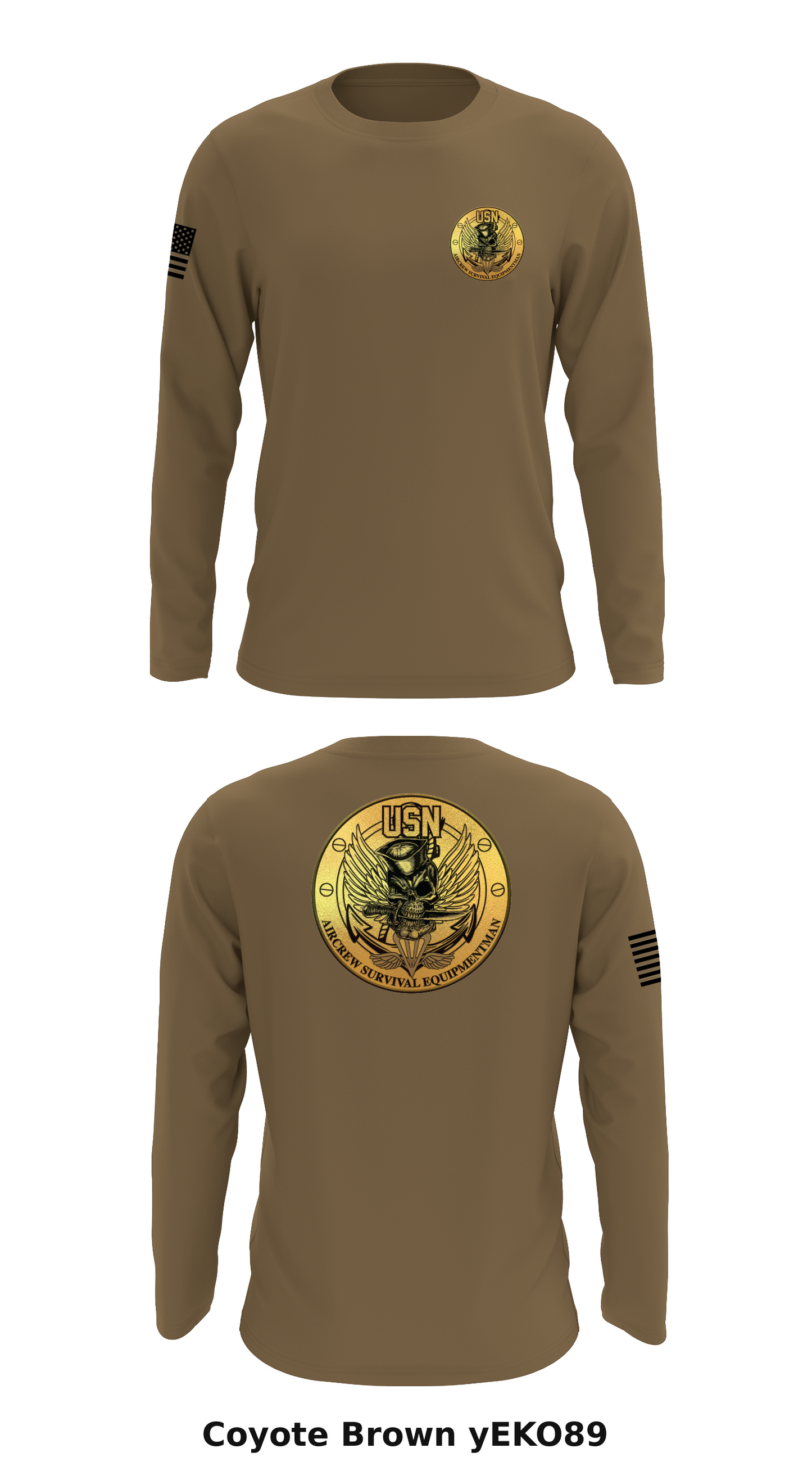 George H.W. BUSH Store 1 Core Men's LS Performance Tee - yEKO89