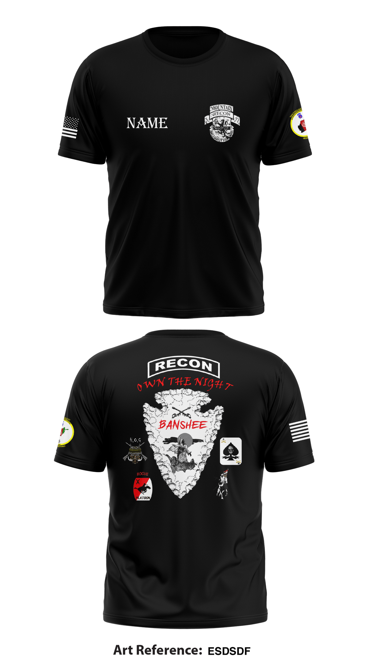 Banshee Troop, 3-71 Cavalry Store 1 Short-Sleeve Hybrid Performance Shirt Core Men's Hooded Performance Sweatshirt - esDsdf