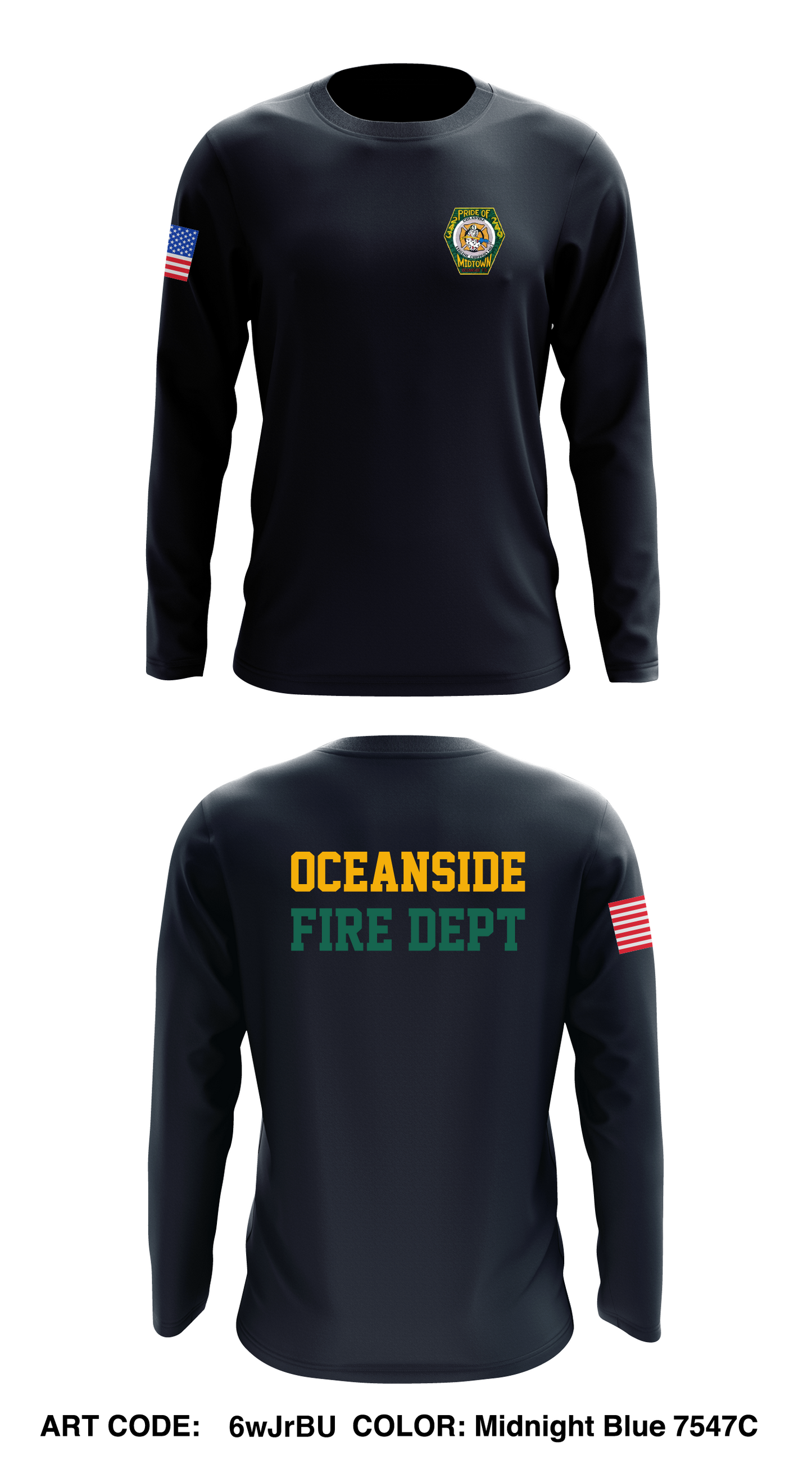 Columbia Engine Company #1 Store 1 Core Men's LS Performance Tee - 6wJrBU