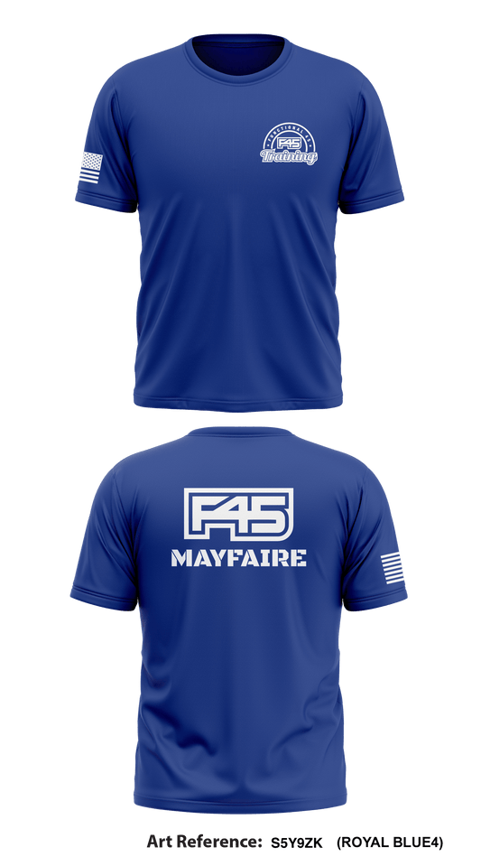 F45 Training Mayfaire Store 1 Core Men's SS Performance Tee - s5y9Zk