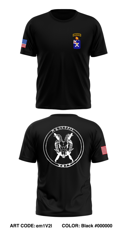 3rd Platoon, D Co, 1-32IN 10th Mountain Division  Store 1 Core Men's SS Performance Tee - em1V2l