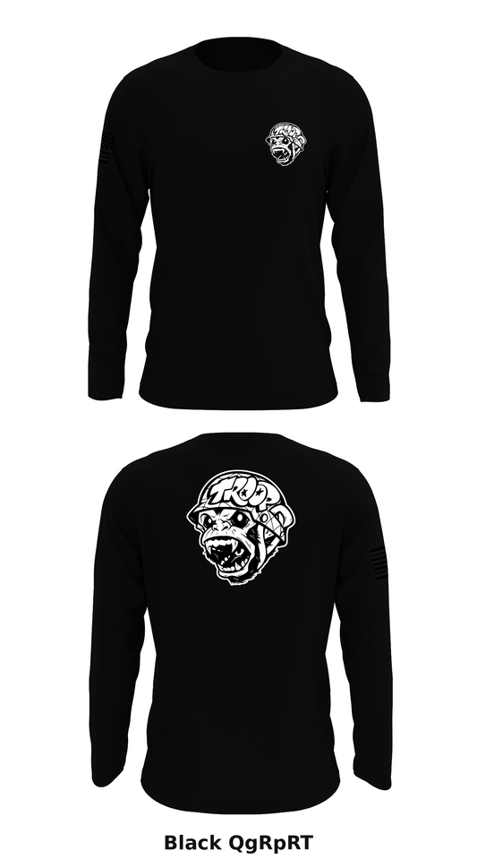 Troop Store 1 Core Men's LS Performance Tee - QgRpRT