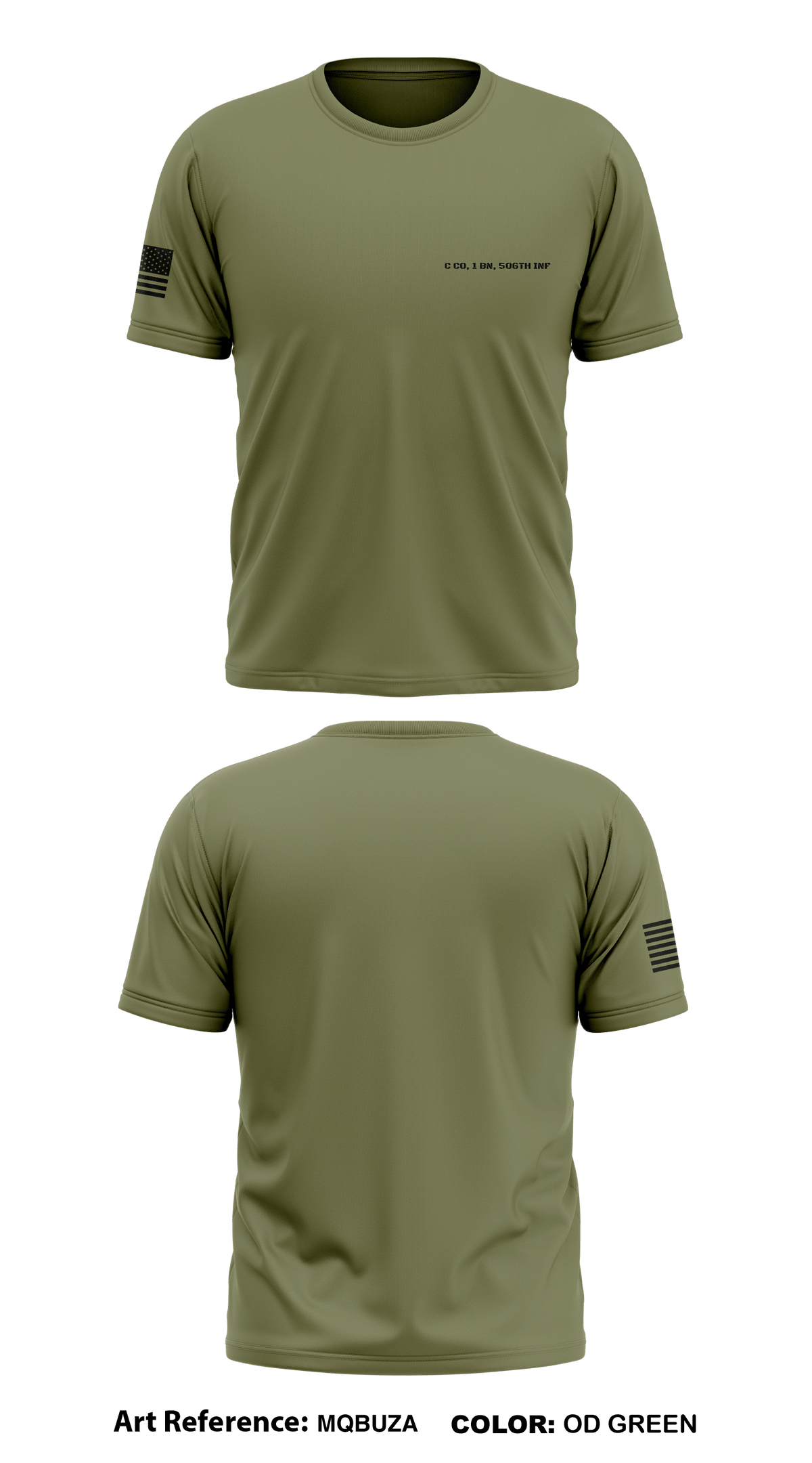 C Co, 1 BN, 506th INF  Store 1 Core Men's SS Performance Tee - MQbuzA