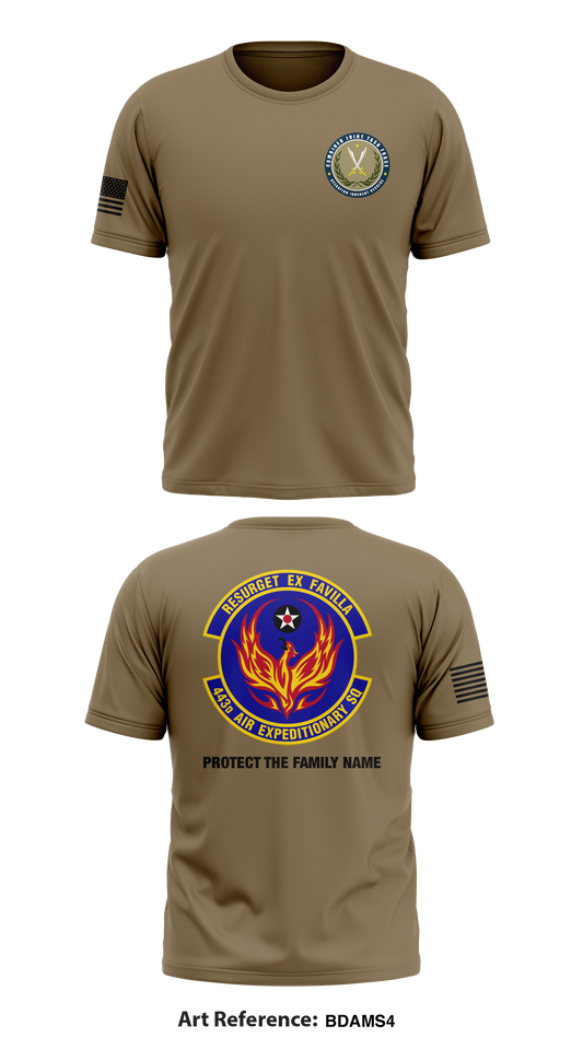 443 AES Store 1 Core Men's SS Performance Tee - BDams4