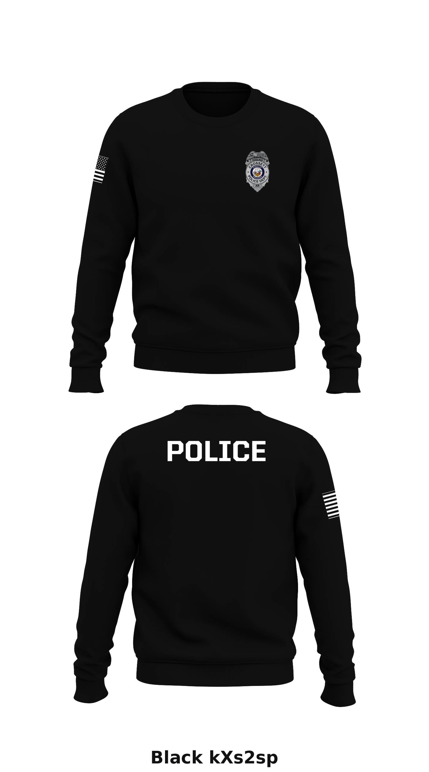 Crossett PD Store 1 Core Men's Crewneck Performance Sweatshirt - kXs2sp
