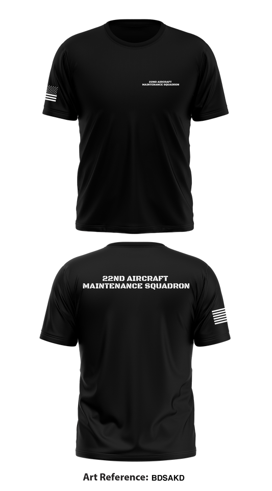 22nd Aircraft Maintenance Squadron Store 1 Core Men's SS Performance Tee - BdSaKD