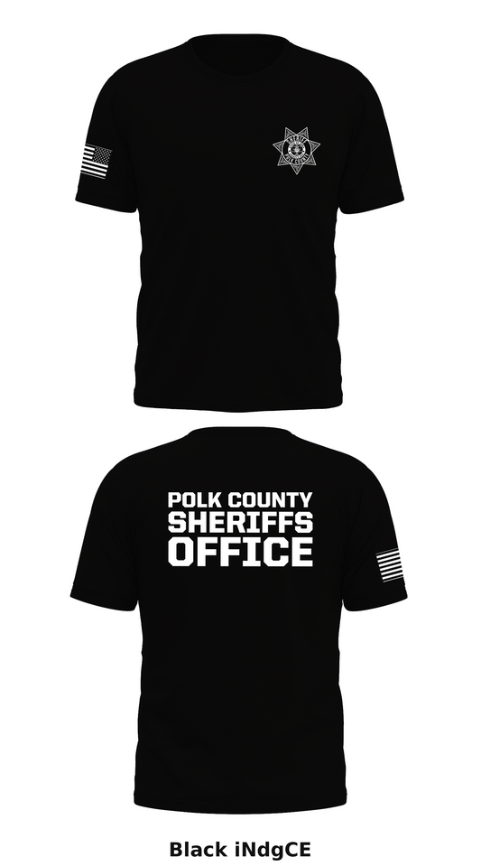 Polk county sheriffs office Store 1 Core Men's SS Performance Tee - iNdgCE