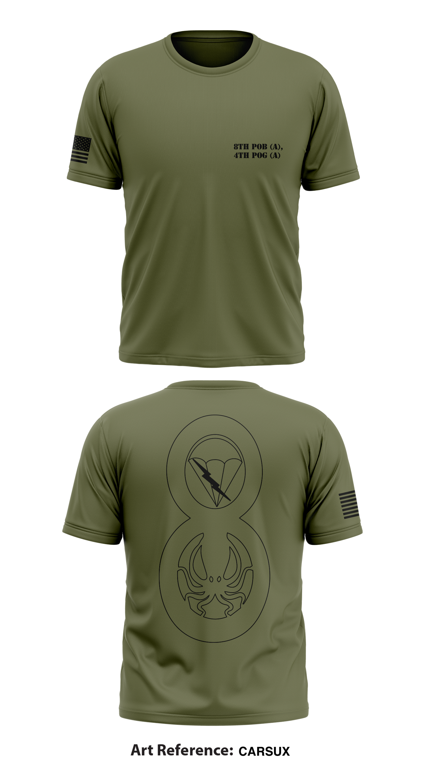 8th POB (A), 4th POG (A) Store 1 Core Men's SS Performance Tee - CarSuX