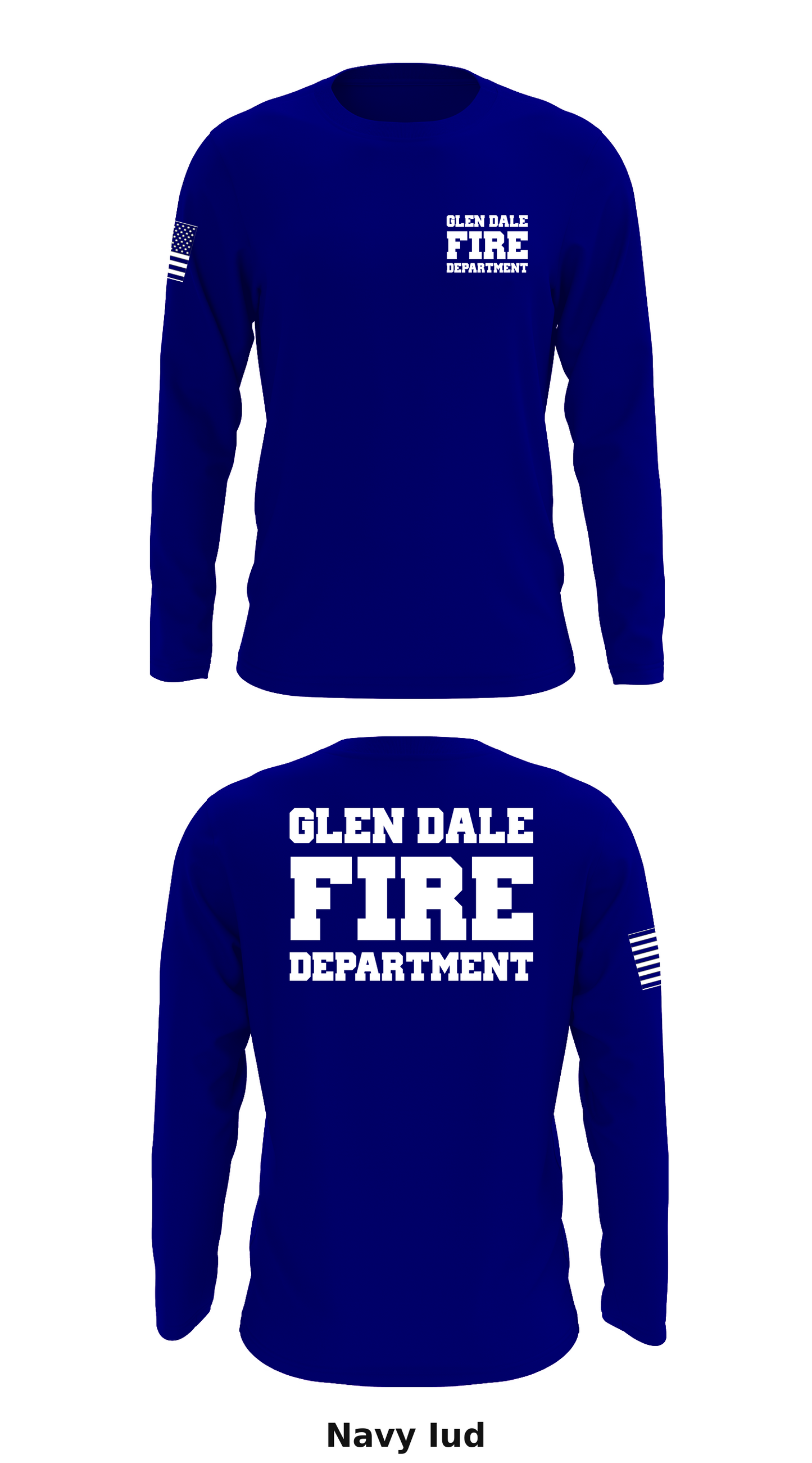 GLEN DALE FIRE DEPT Store 1 Core Men's LS Performance Tee - Iud