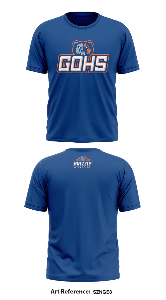 Grand Oaks High School Store 1 Core Men's SS Performance Tee - SZNGe8