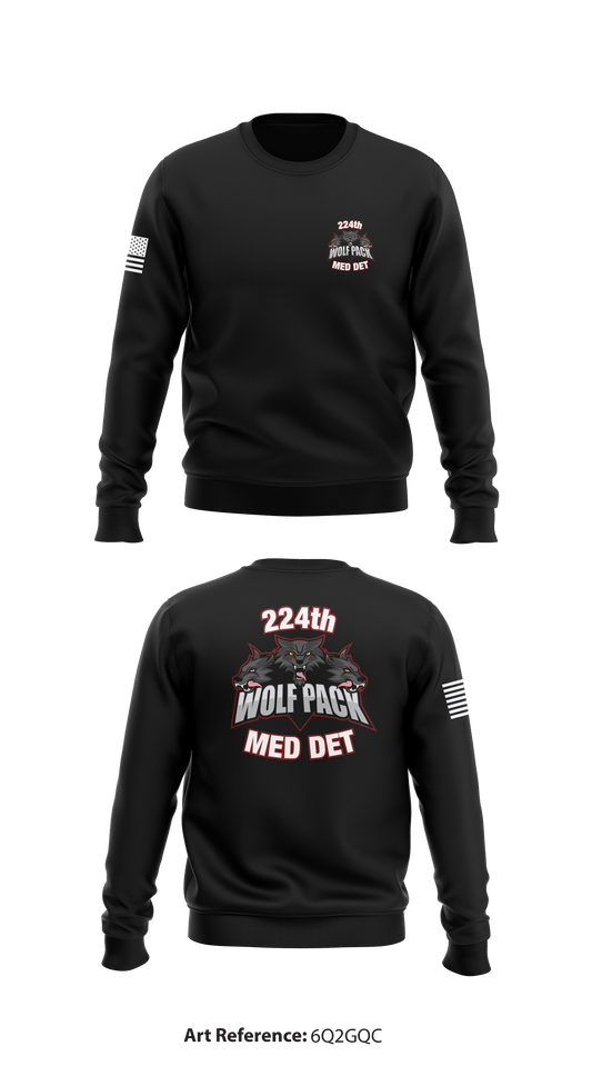224th Preventive Medicine Det Store 1 Core Men's Crewneck Performance Sweatshirt - 6q2gQC