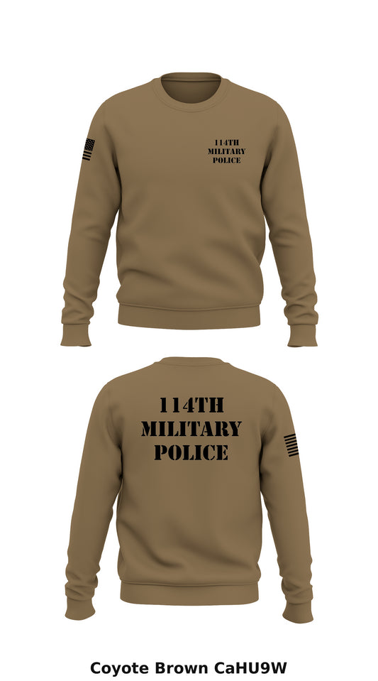 114th Military Police Store 1 Core Men's Crewneck Performance Sweatshirt - CaHU9W