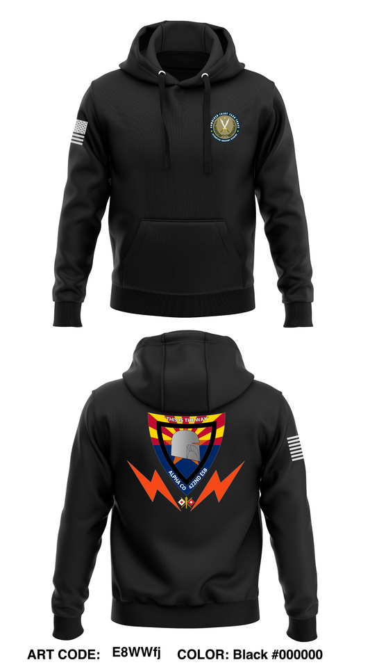 Co A 422 ESB Store 1  Core Men's Hooded Performance Sweatshirt - E8WWfj