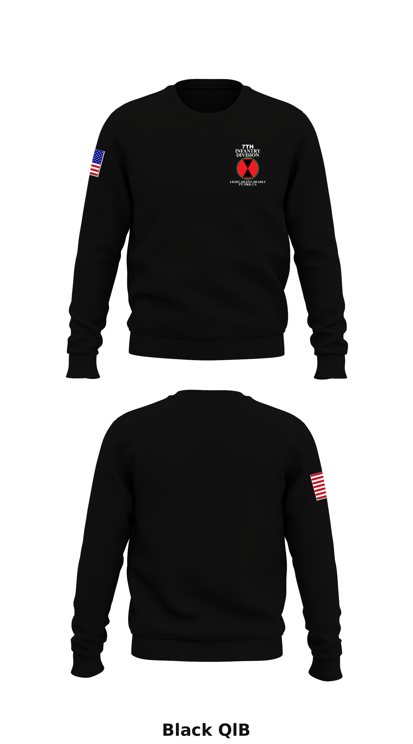 7 th ID Store 1 Core Men's Crewneck Performance Sweatshirt - QlB