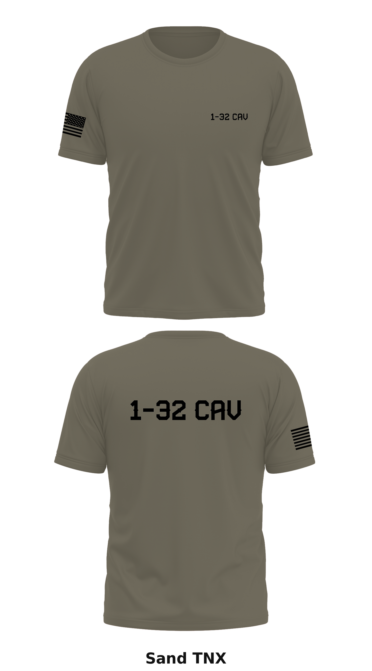 1-32 Cav Store 1 Core Men's SS Performance Tee - TNX