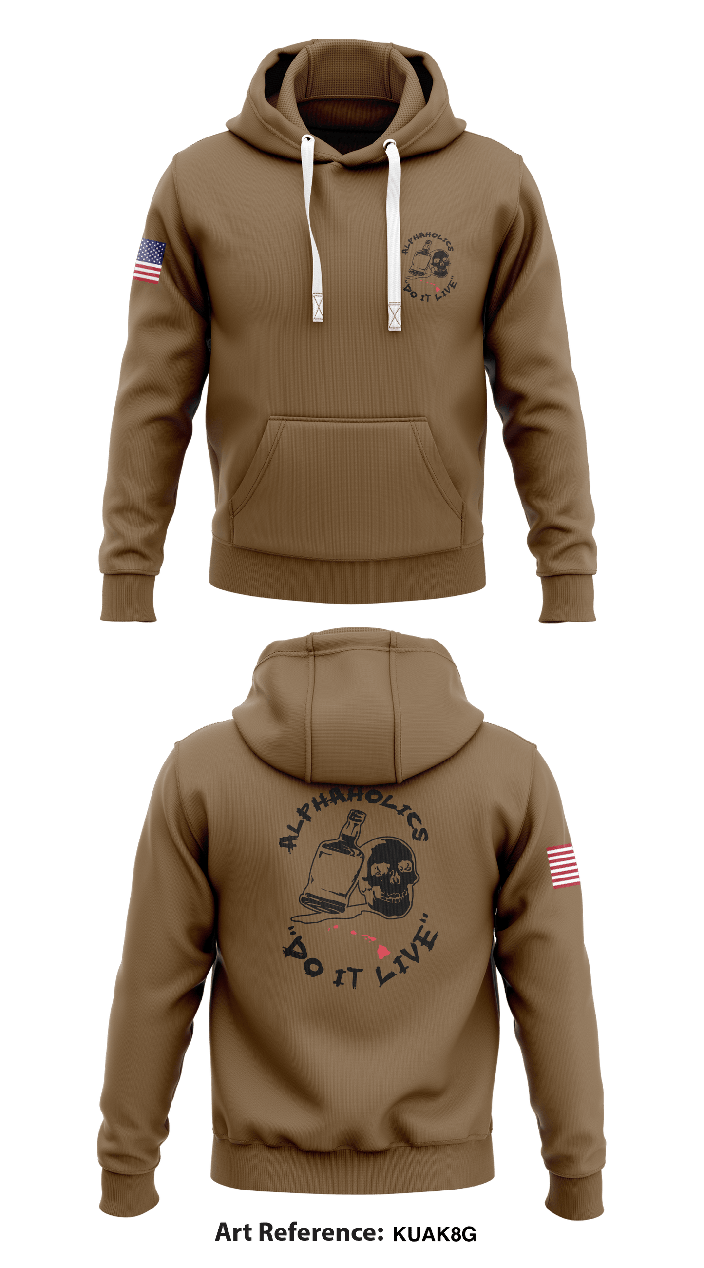 1/3 alpha Store 1  Core Men's Hooded Performance Sweatshirt - KuaK8G