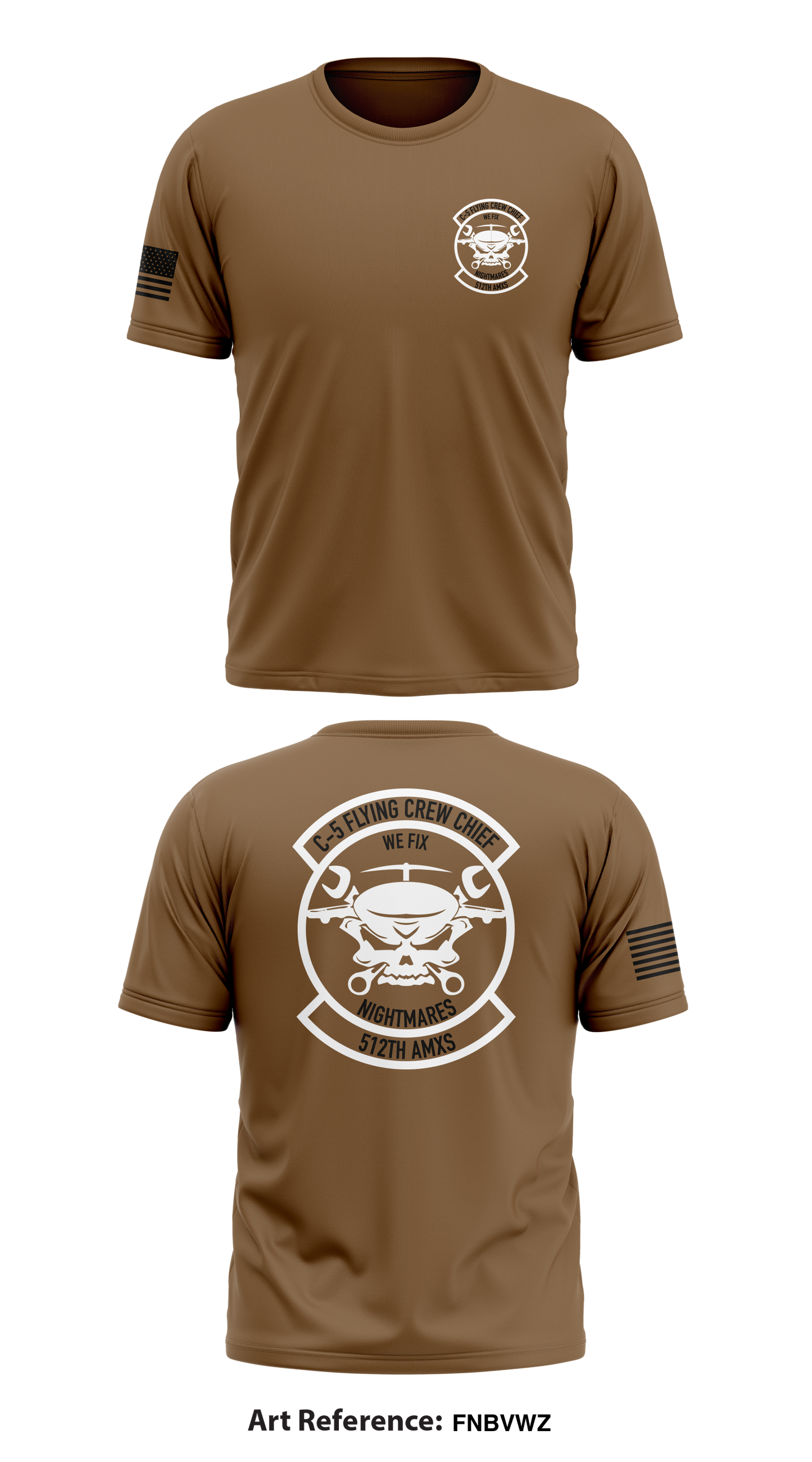 512th amxs Store 1 Core Men's SS Performance Tee - fNbvWz