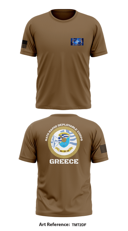NATO Rapid Deployment Corp- Greece Store 1 Core Men's SS Performance Tee - tMT2df