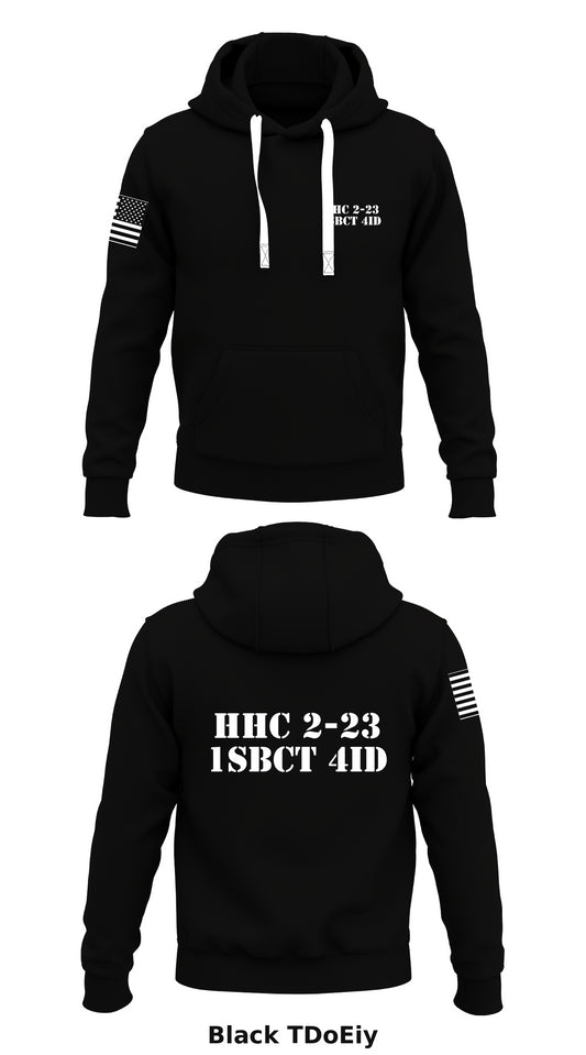 HHC 2-23 1sbct 4ID Store 1  Core Men's Hooded Performance Sweatshirt - TDoEiy