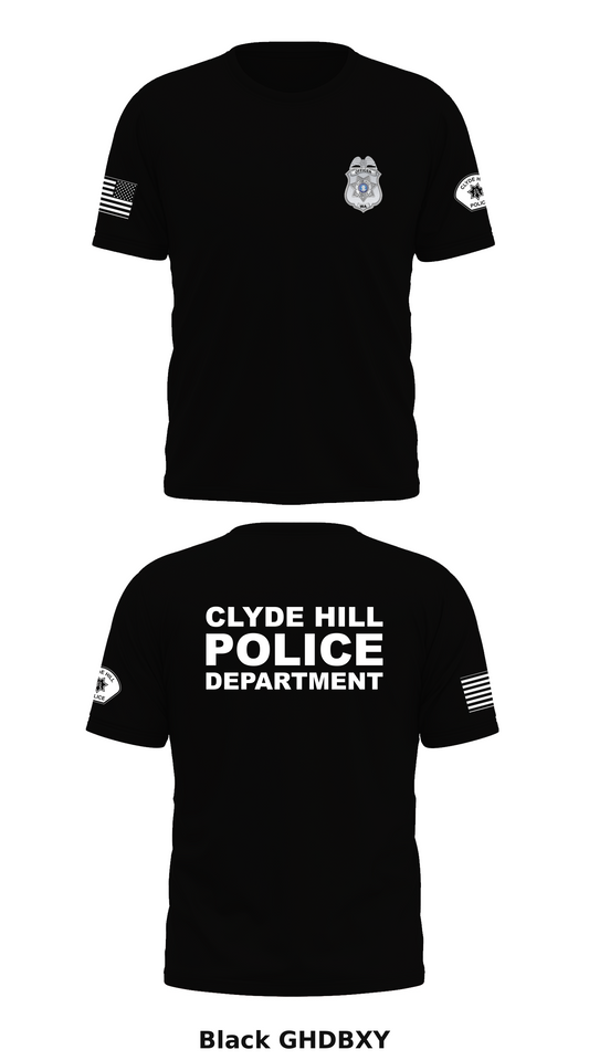 Clyde Hill Police Department Store 1 Core Men's SS Performance Tee - GHDBXY