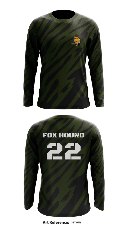 FOX HOUND PAINTBALL Store 1 Core Men's LS Performance Tee - 3etwM5