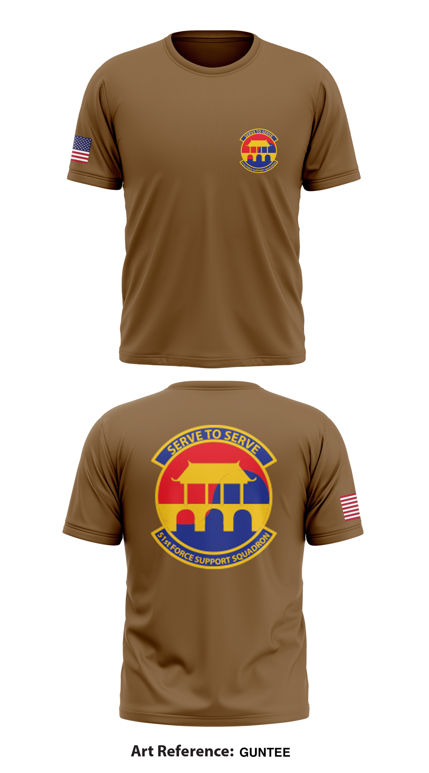 51 Force Support Squadron Store 1 Core Men's SS Performance Tee - gUNtee