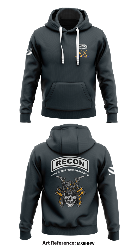 5-20 Infantry Scout/Sniper PLT Store 1  Core Men's Hooded Performance Sweatshirt - MX8hHW