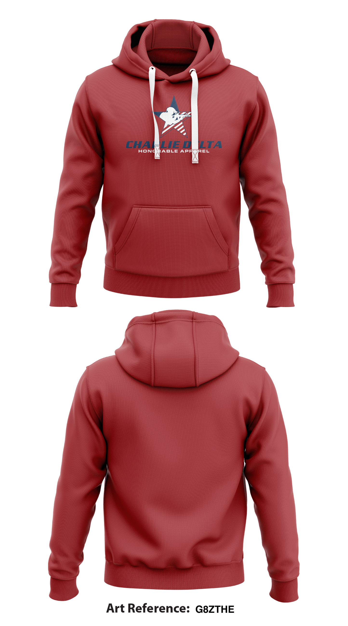 Charlie Delta  Store 1  Core Men's Hooded Performance Sweatshirt - g8zTHe