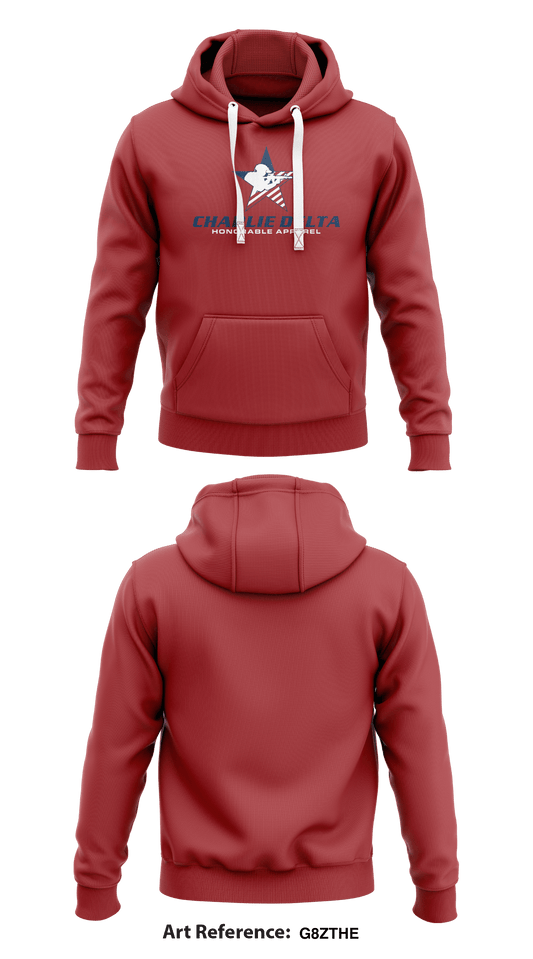Charlie Delta  Store 1  Core Men's Hooded Performance Sweatshirt - g8zTHe