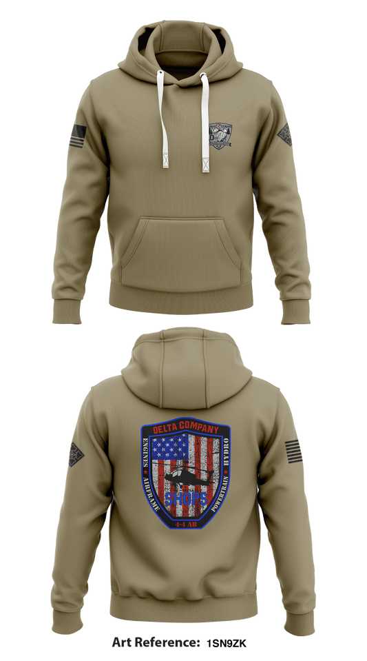 D. Co, 4-4 AB, 4th CAB Store 1  Core Men's Hooded Performance Sweatshirt - 1sn9Zk