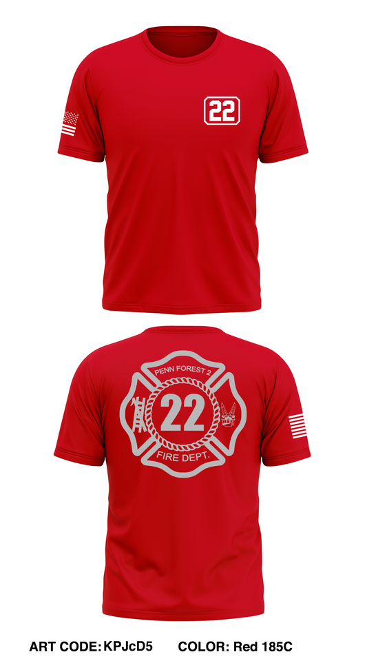 PFFD #2 Store 1 Core Men's SS Performance Tee - KPJcD5