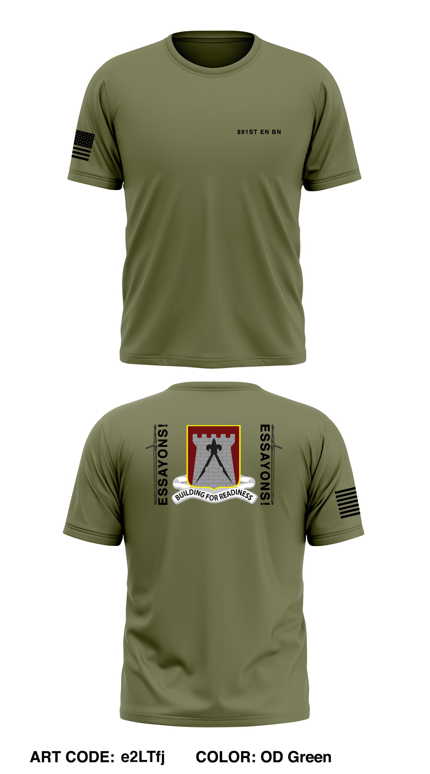891st EN BN Store 1 Core Men's SS Performance Tee - e2LTfj