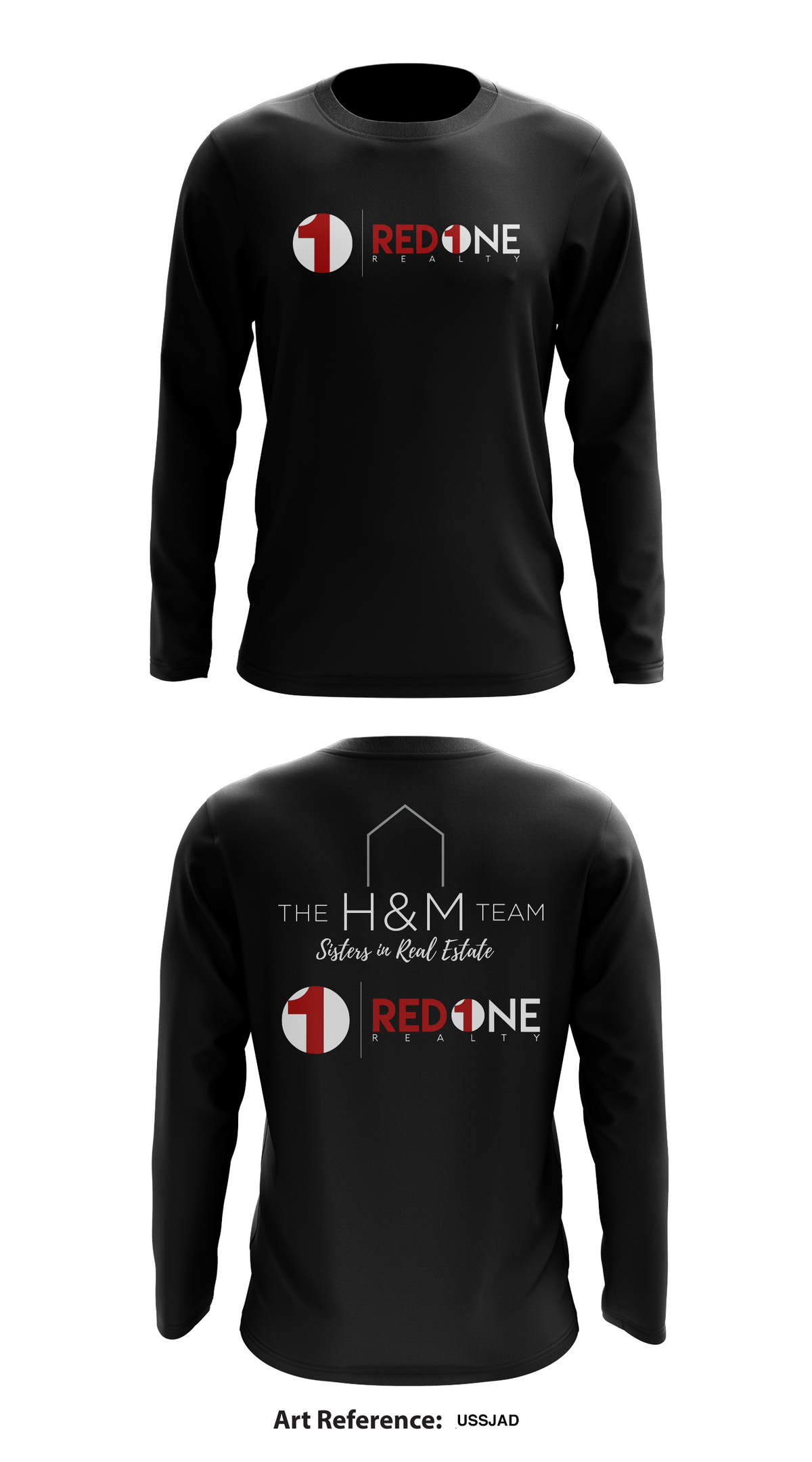 The H&M Team at Red 1 Realty Store 1 Core Men's LS Performance Tee - ussJaD