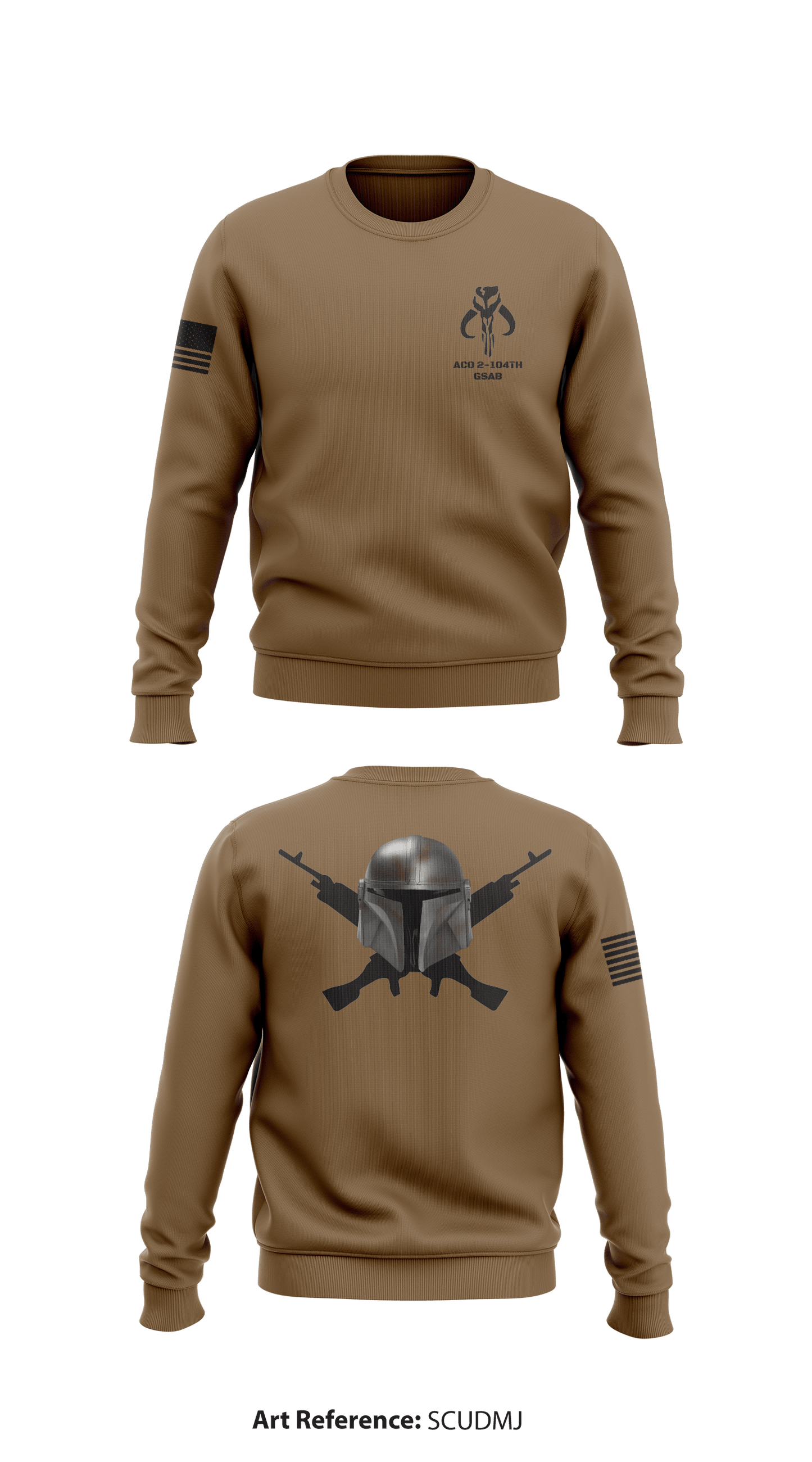 Aco 2-104th GSAB Store 1 Core Men's Crewneck Performance Sweatshirt - SCudMj