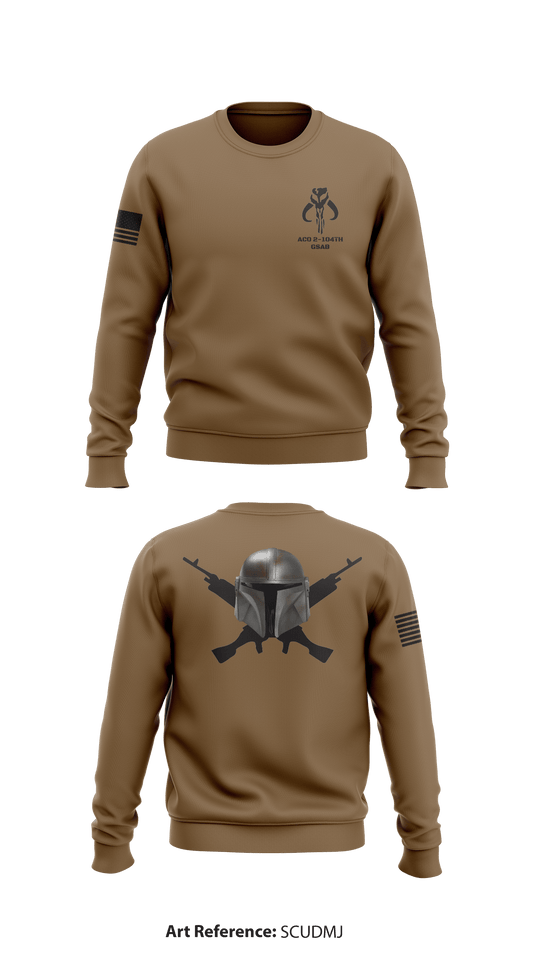 Aco 2-104th GSAB Store 1 Core Men's Crewneck Performance Sweatshirt - SCudMj