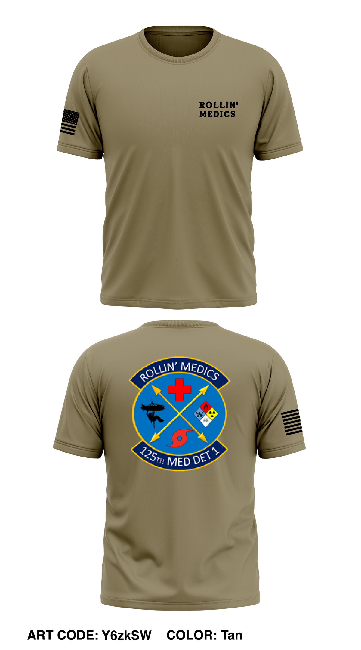 125 MDG Det 1 Store 1 Core Men's SS Performance Tee - Y6zkSW