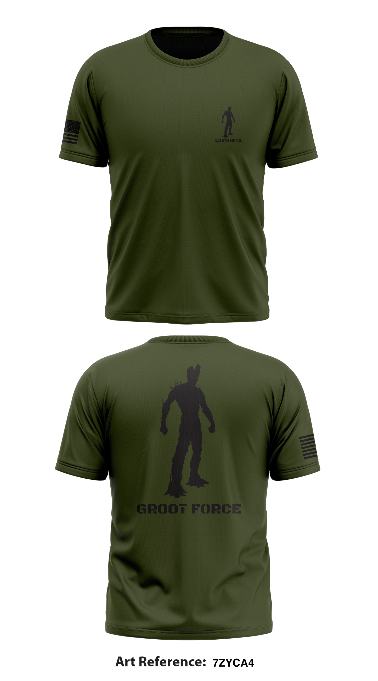 1139th MP Company Store 1 Core Men's SS Performance Tee - 7ZYca4