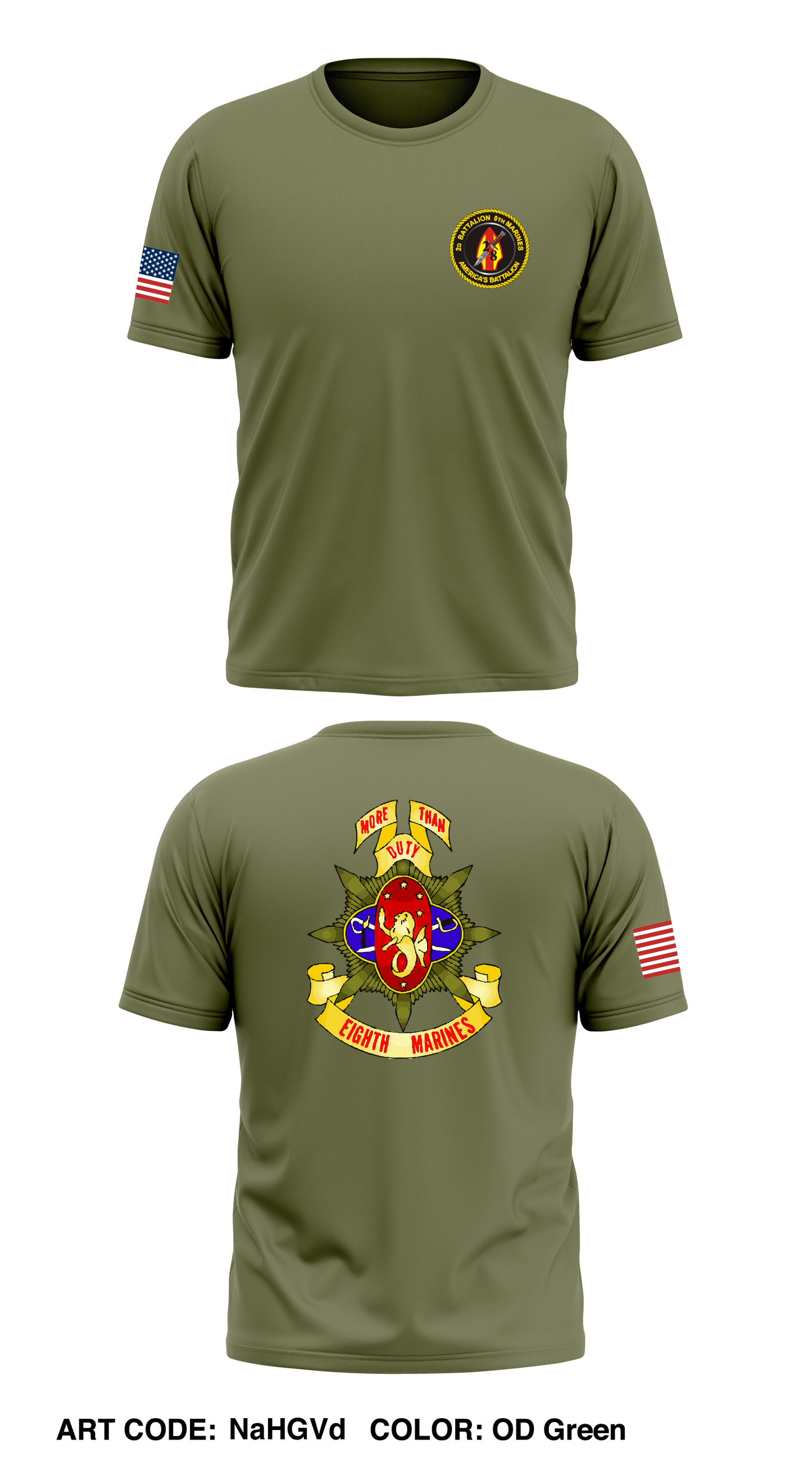 F Co, 2nd Battalion 8th Marine Regiment Store 1 Core Men's SS Performance Tee - NaHGVd