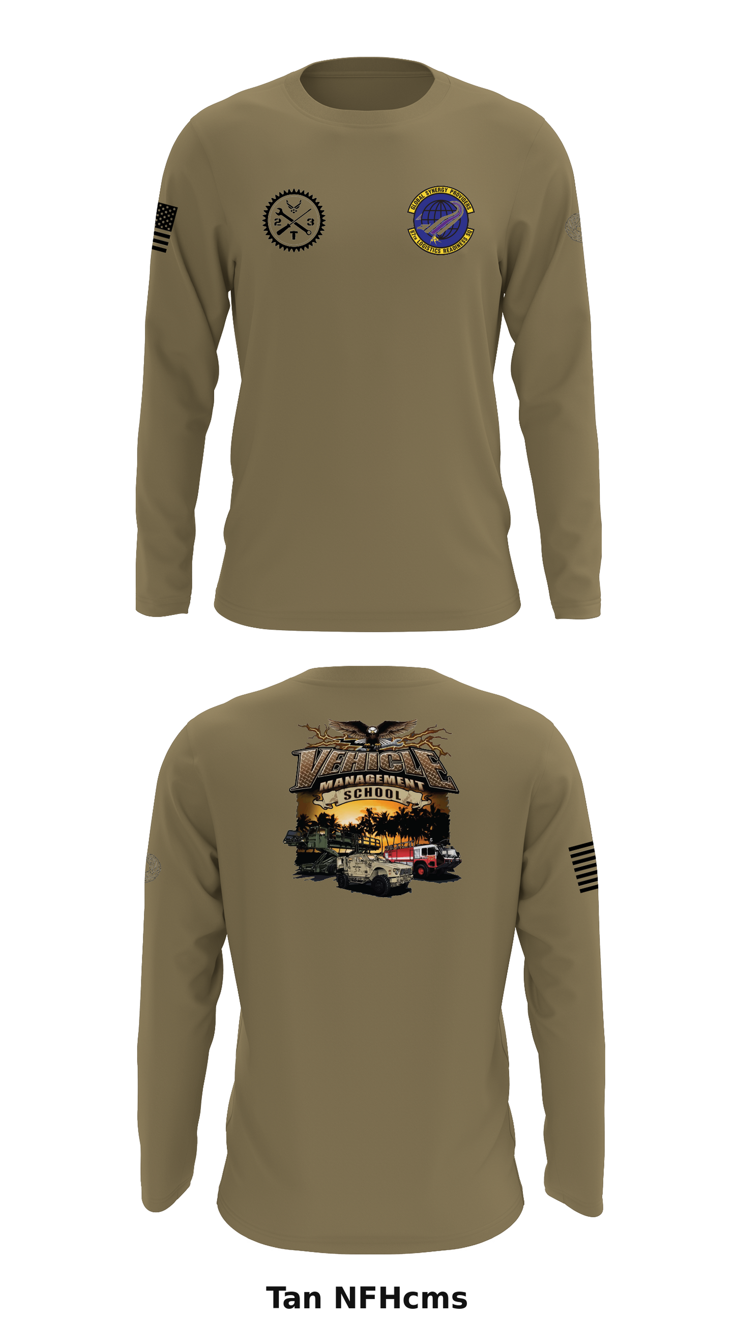 87th LRS Store 1 Core Men's LS Performance Tee - NFHcms