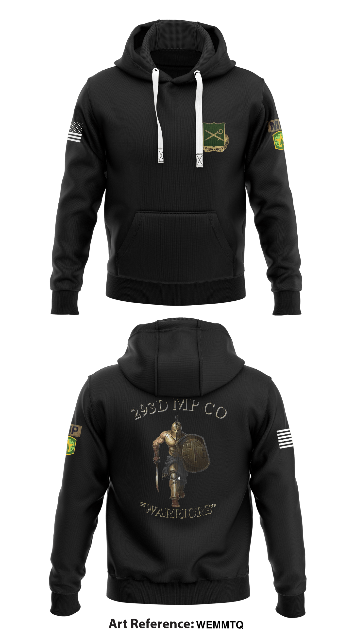 293D Military  Store 1  Core Men's Hooded Performance Sweatshirt - WEmmTQ