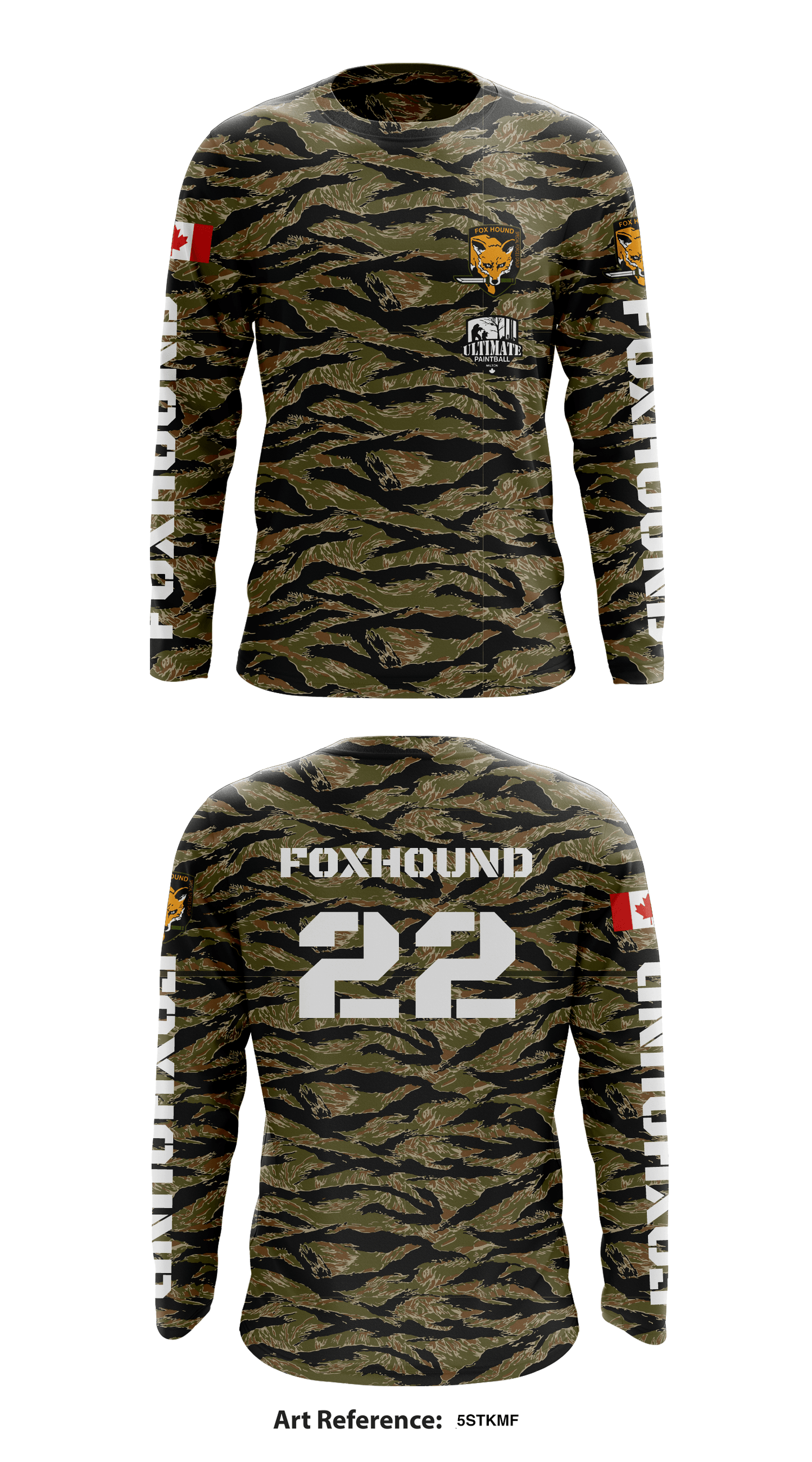 FOX HOUND PAINTBALL Store 1 Core Men's LS Performance Tee - 5STkmf