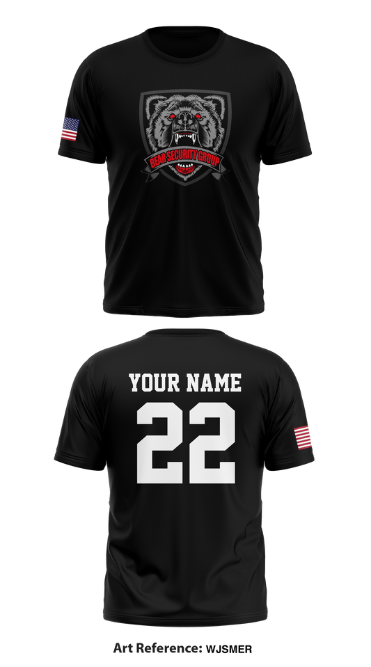 Bear Security Group Store 1 Core Men's SS Performance Tee - WjSmEr
