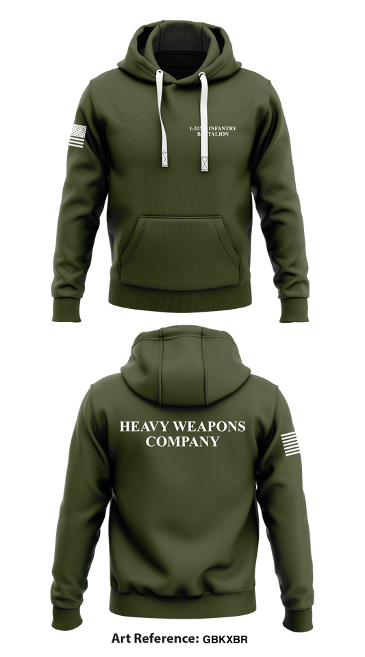 3rd Brigade Combat Team- 1-32nd Infantry Battalion/ Heavy Weapons Company Store 1  Core Men's Hooded Performance Sweatshirt - gbkxbr