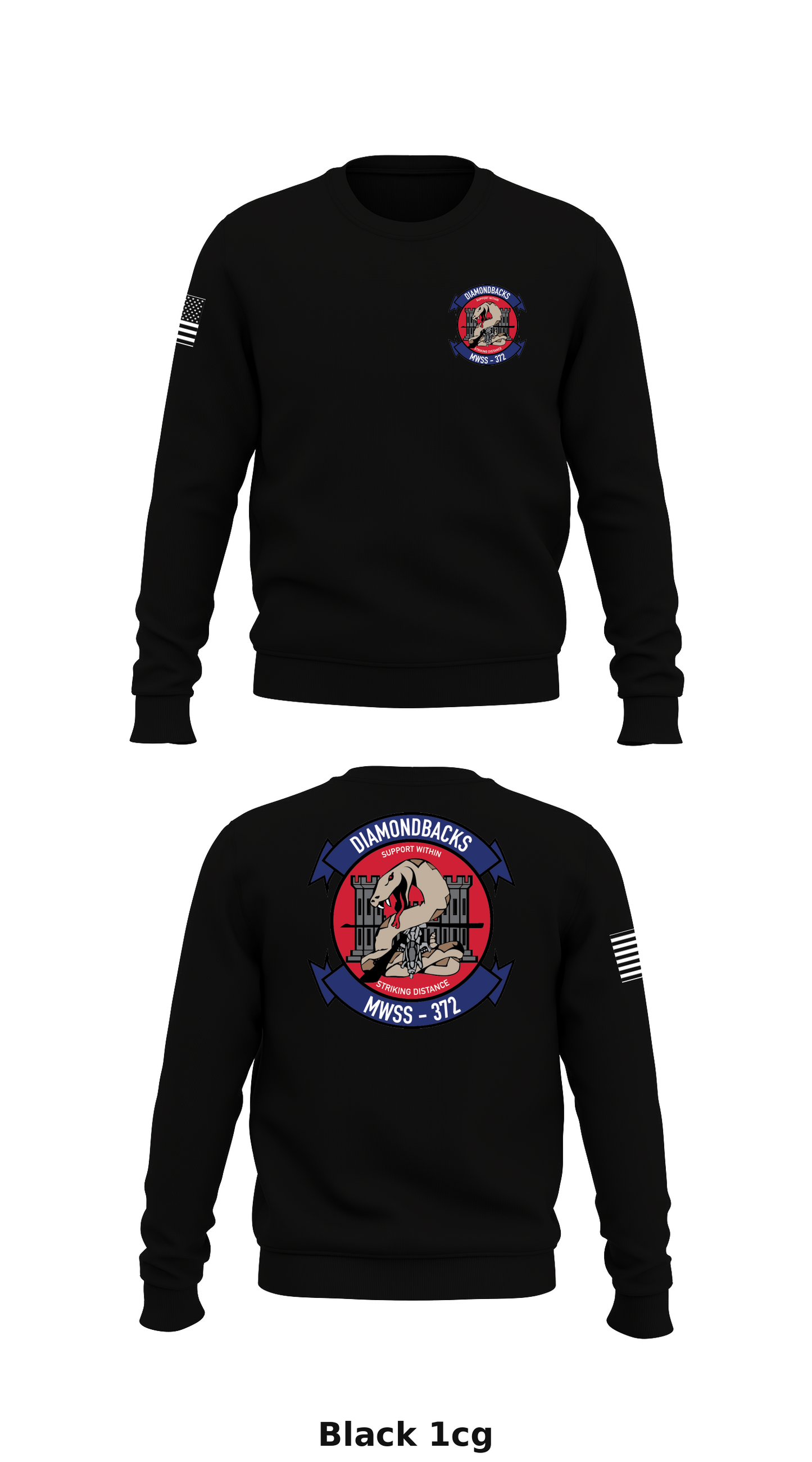 MWSS 372 Store 1 Core Men's Crewneck Performance Sweatshirt - 1cg
