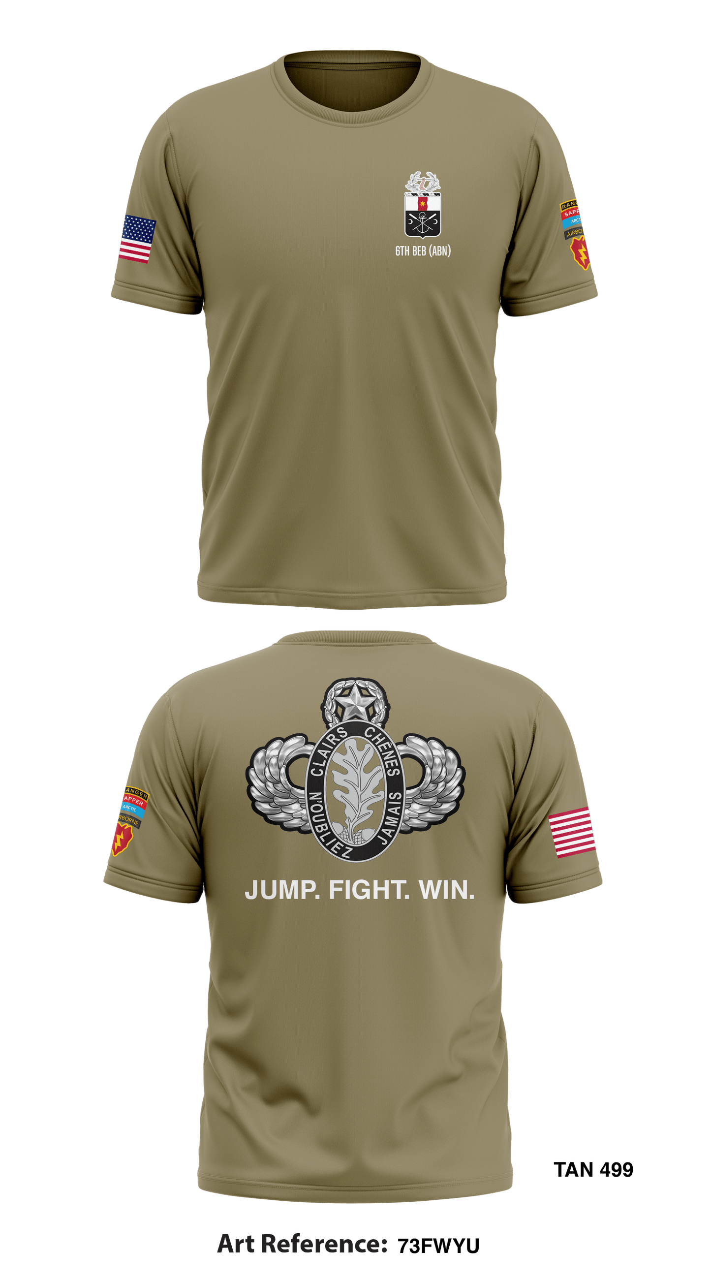 6BEB Store 1 Core Men's SS Performance Tee - 73Fwyu