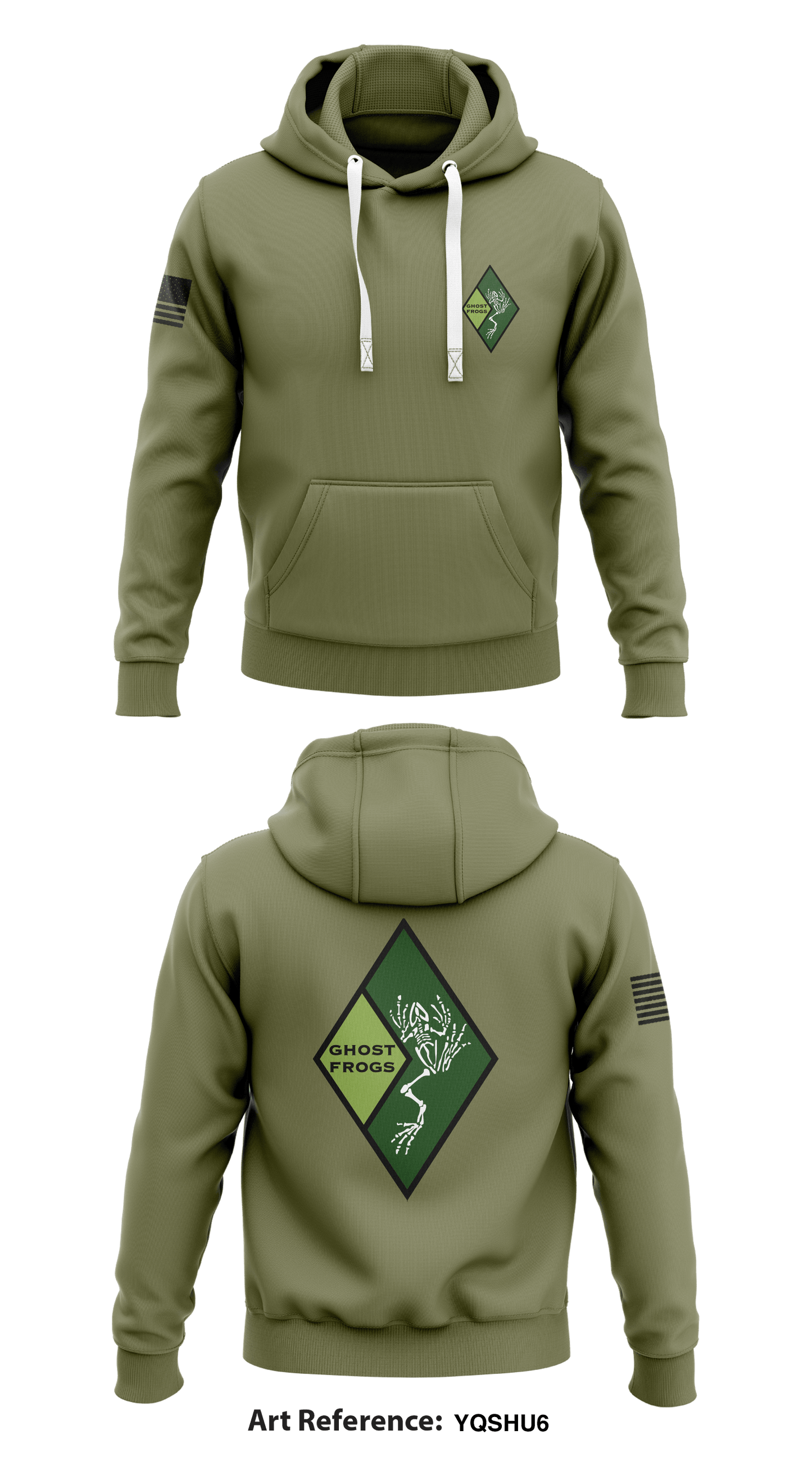 Ghost Frogs Store 1  Core Men's Hooded Performance Sweatshirt - E228Yc